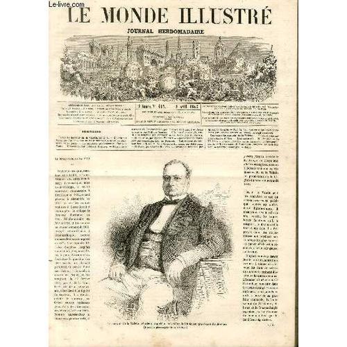 Le Monde Illustre N°417 Le Marquis De La Valette, Sénateur, Appelé ... on Productcaster.