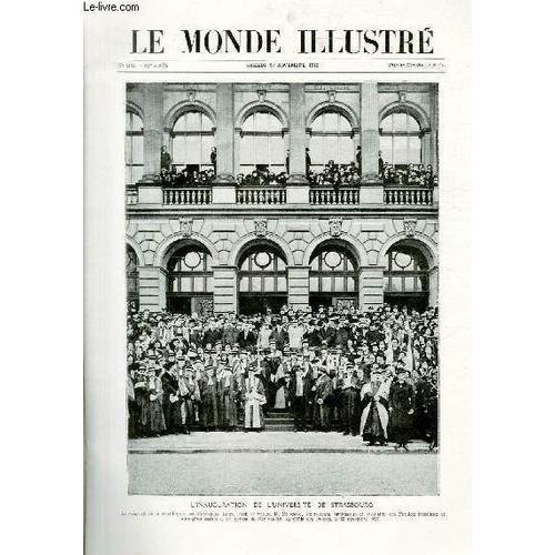 Le Monde Illustre N° 3232 L'inauguration De L'université De Starsbo... on Productcaster.