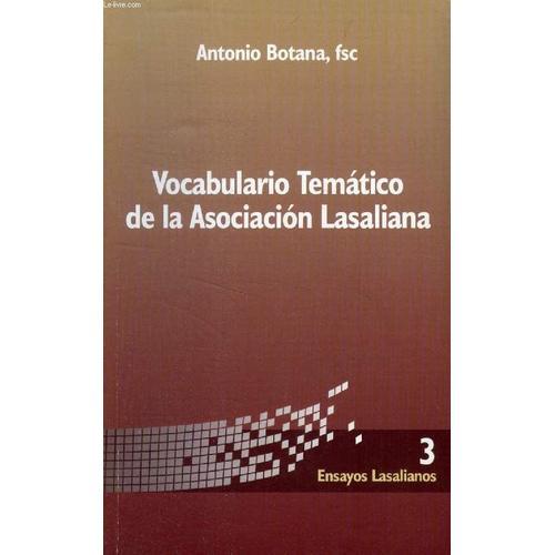 Vocabulario Tematico De La Asociacion Lasaliana on Productcaster.