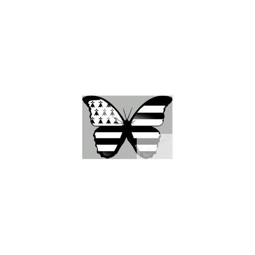 Effet Papillon Breton (10x7cm) - Sticker/Autocollant on Productcaster.