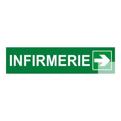 Infirmerie Vert Droite (10x2.5cm) - Sticker / Autocollant on Productcaster.