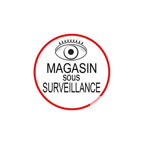 Magasin Sous Une Surveillance - 15x15cm - Sticker/Autocollant on Productcaster.