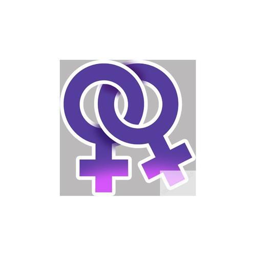 Symbole D'attachement Gay Lesbien - 15x15cm - Sticker/Autocollant on Productcaster.