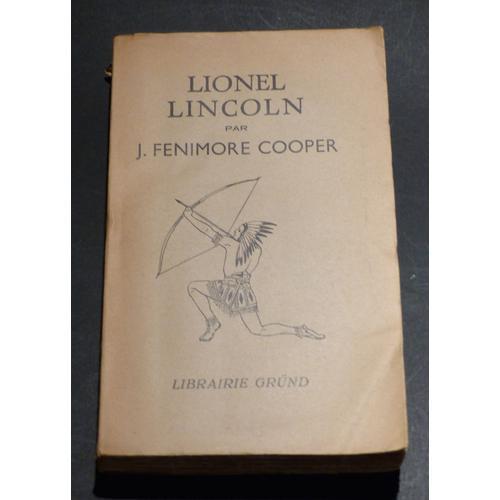 Lionel Lincoln J.Fenimore Cooper , on Productcaster.