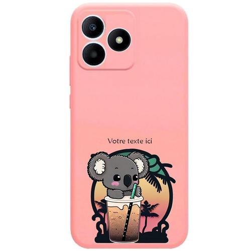 Coque Rose Pour Realme C51 Koala Bubble Et Hawaii on Productcaster.