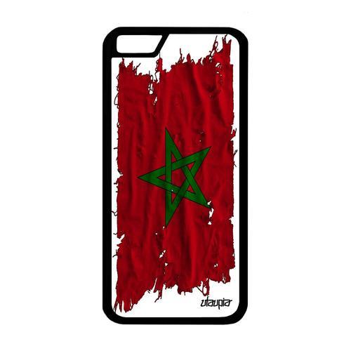 Coque Silicone Pour Iphone 6 6s Drapeau Maroc Marocain Football Tel... on Productcaster.