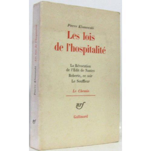 Les Lois De L'Hospitalité (Première Édition) on Productcaster.