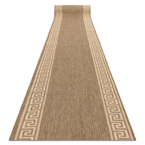 80x510 Cm Tapis De Couloir Sizal Floorlux Modèle 20014 Café / Mais ... on Productcaster.