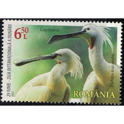 Roumanie 2022 Used Oiseau Platalea Leucorodia Spatule Blanche Y&t R... on Productcaster.