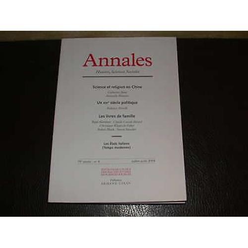 Annales. Histoire, Sciences Sociales. 59e Année. N° 4. Juillet-Août... on Productcaster.