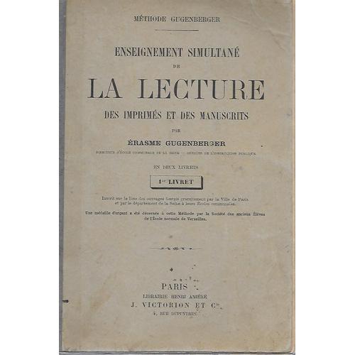 Enseignement Simultané De La Lecture Des Imprimés Et Des Manuscrits... on Productcaster.