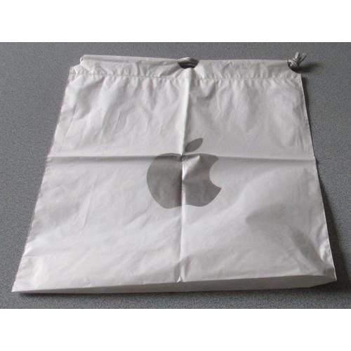 Sac/Pochette Plastifié Authentique Apple - Blanc Avec Pomme Gris Ar... on Productcaster.