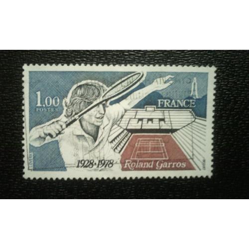 Timbre France (Yt 2012 ) 1978 Roland Garros 1928 -1978 on Productcaster.