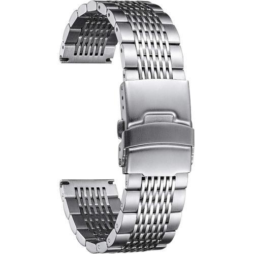 Bracelet de Montre en Acier Inoxydable Bracelet Montre Maille Métal... on Productcaster.