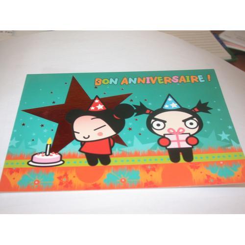 Carte Postale Anniversaire Pucca on Productcaster.