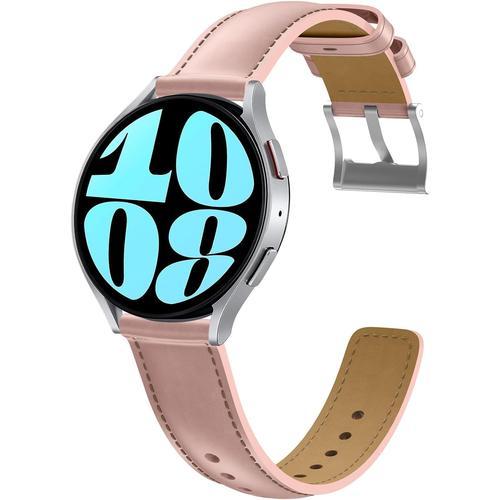 20mm Cuir Bracelet Pour Amazfit Gts 4 Mini, Cuir Bracelets Fermetur... on Productcaster.