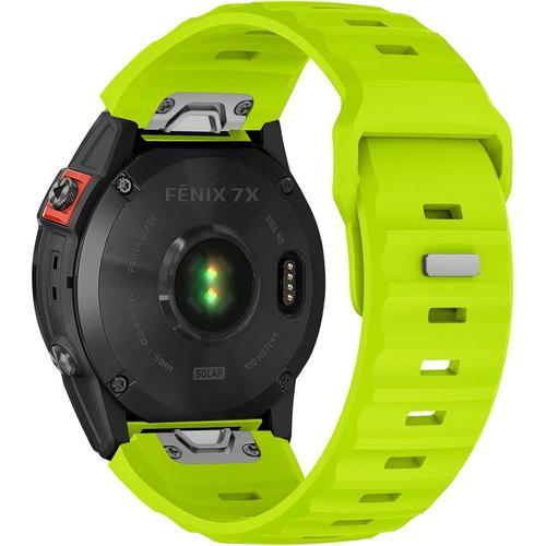 Fenix 7x Bracelet Silicone, 26mm Quick Fit Sport Silicone Bracelet ... on Productcaster.