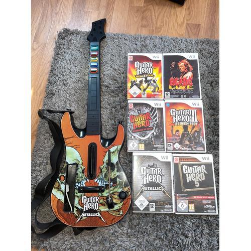 Guitar Hero Metallica Guitare + 6 Jeux Pour Nintendo Wii on Productcaster.