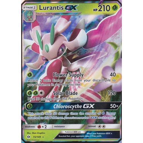 Carte Pokemon - Lurantis Gx ( Floramantis Gx ) - 15/149 - Ultra Rar... on Productcaster.