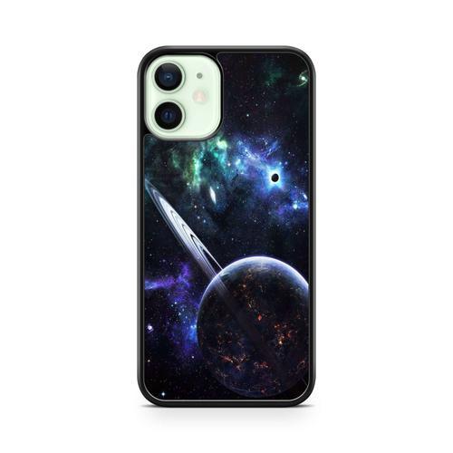 Coque Pour Iphone 14 Silicone Tpu Planete Lune Etoile Galaxie Espac... on Productcaster.