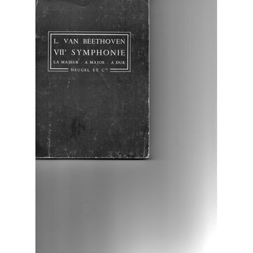 Vii Ème Symphonie La Majeur L. Van Beethoven on Productcaster.