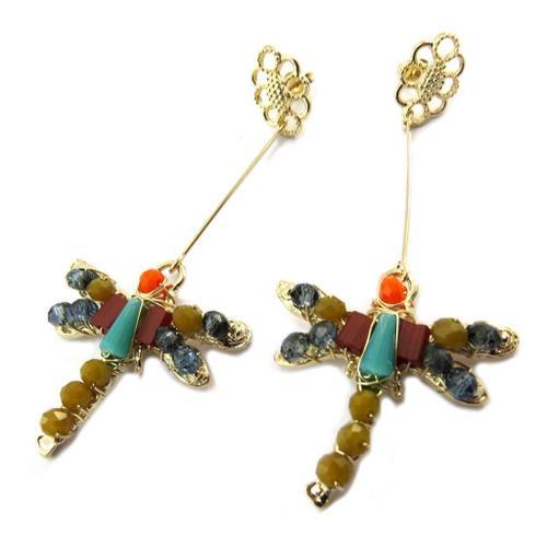 Promo -33%, Les Trésors De Lily P4028 - Boucles Artisanales Plaqué ... on Productcaster.