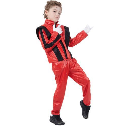 Déguisement Star De La Pop Rouge Garçon - Taille: L 10-12 Ans (130-... on Productcaster.