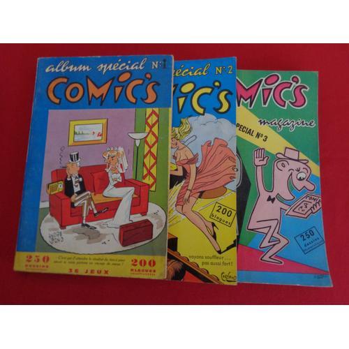 Lot De 3 Revues Comic's Album Spécial (1 À 3) on Productcaster.