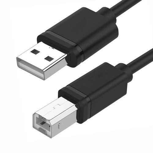 Câble d'Imprimante USB-A vers USB-B mâle à mâle Noir 5M pour HP Sma... on Productcaster.