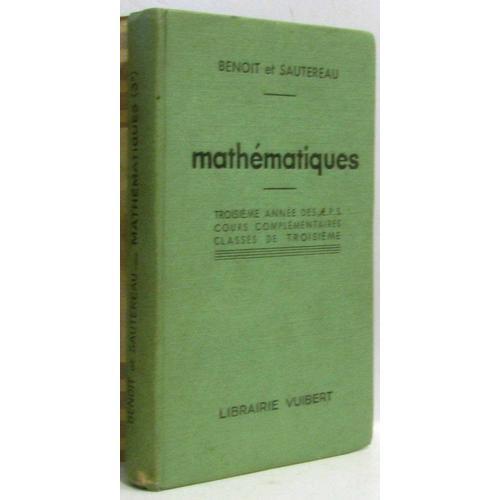 Mathématiques (Algèbre, Géométrie) on Productcaster.