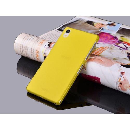 Coque Case Sony Xperia Z3 Jaune Ultra-Fine Silicone Souple (Tpu) on Productcaster.