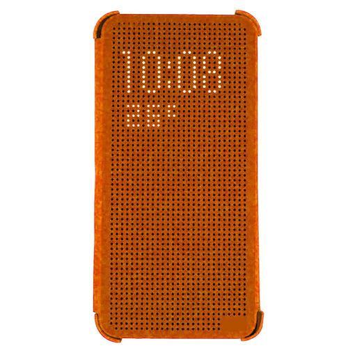 Coque Case Htc Desire 626 Dot View Orange Folio A Rabat Silicone Se... on Productcaster.