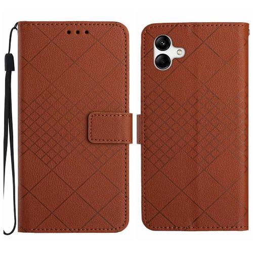 Flip Étui Pour Samsung Galaxy A05 Portefeuille En Cuir Pu Avec Sang... on Productcaster.