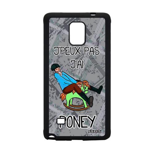 Coque Pour Samsung Galaxy Note 4 Silicone J'peux Pas J'ai Poney Gel... on Productcaster.