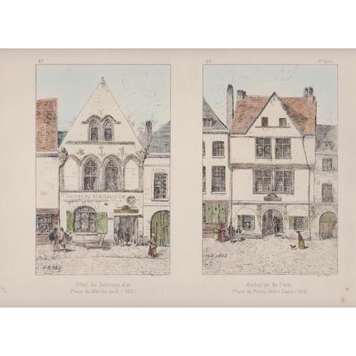 13 Planches De Gravures "Le Vieil Amiens" : Les Tours , Puits , Rue... on Productcaster.