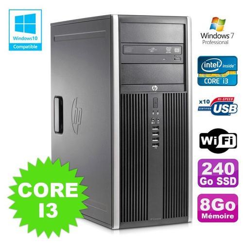 PC Tour HP Elite 8200 Core I3-2120 8Go Disque 240Go SSD Graveur WIF... on Productcaster.