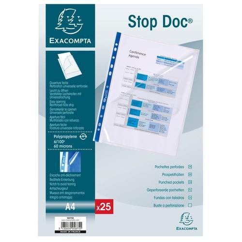 Exacompta Lot De 4 Sachets De 25 Pochettes Perfo. Stop Doc on Productcaster.