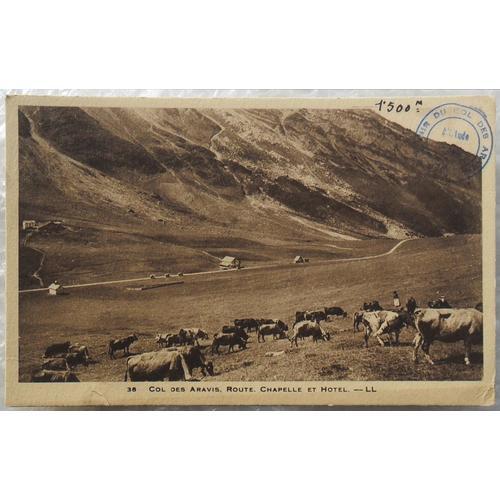 Carte Postale - Col Des Aravis (74, Haute-Savoie), Route, Chapelle ... on Productcaster.