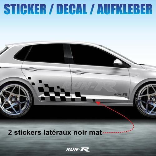 Sticker 998 Tuning Flag Volkswagen Up Et Polo Noir Mat on Productcaster.