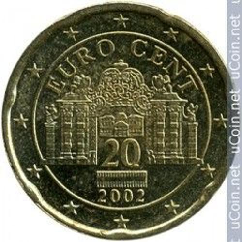 Pièce 20 Cents Autriche 2002 on Productcaster.