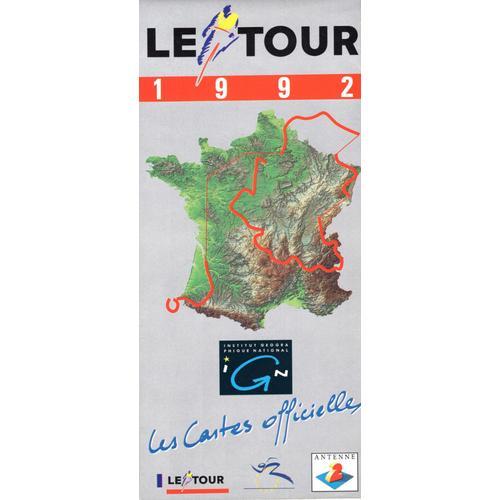 Le Tour De France 1992 - Carte Officielle on Productcaster.