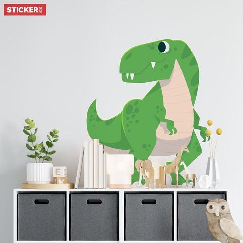 Sticker Dinosaure Cartoon S (Largeur 32,5cm, Hauteur 38cm) on Productcaster.