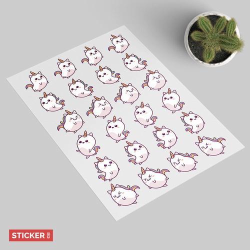 Stickers Licornes Kawaii on Productcaster.