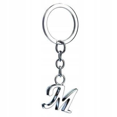 Porte-clés lettre M en argent, cadeau pour Magda Micha¿ Marek eM My... on Productcaster.