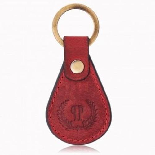 PORTE-CLÉS CUIR NATUREL VINTAGE ROUGE PAOLO PERUZZI YSK2896 on Productcaster.