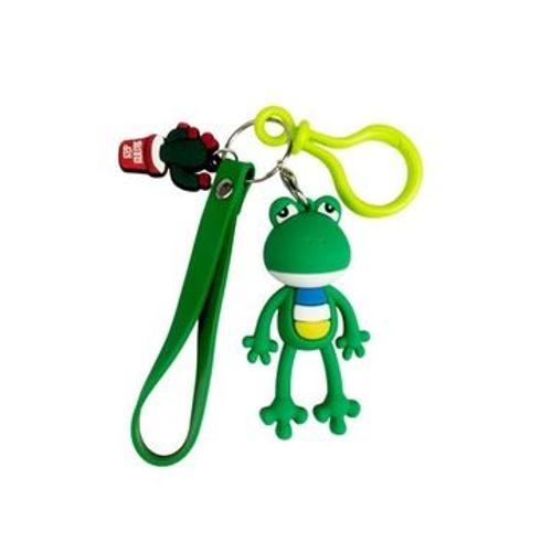 Porte-clés sac à dos cactus grenouille verte YSK2288 on Productcaster.