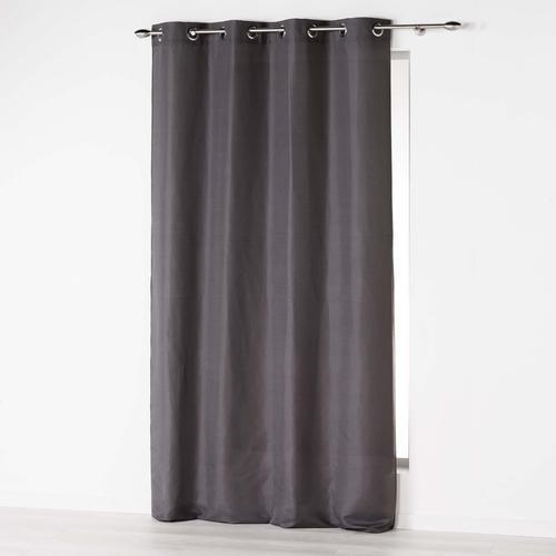 Rideau A Oeillets Microfibre Absolu Anthracite 140 X 280 Cm on Productcaster.