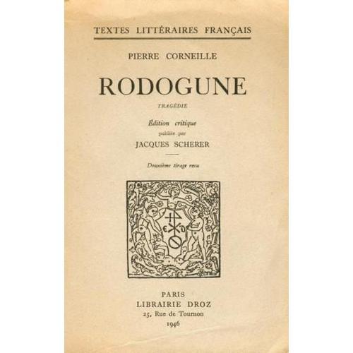 Rodogune (Edition Critique) on Productcaster.