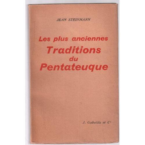 Les Plus Anciennes Traditions Du Pentateuque on Productcaster.