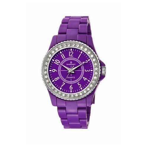 Montre Pour Femme Mouvement Quartz Violette (38 Mm) - Bijou Femme on Productcaster.